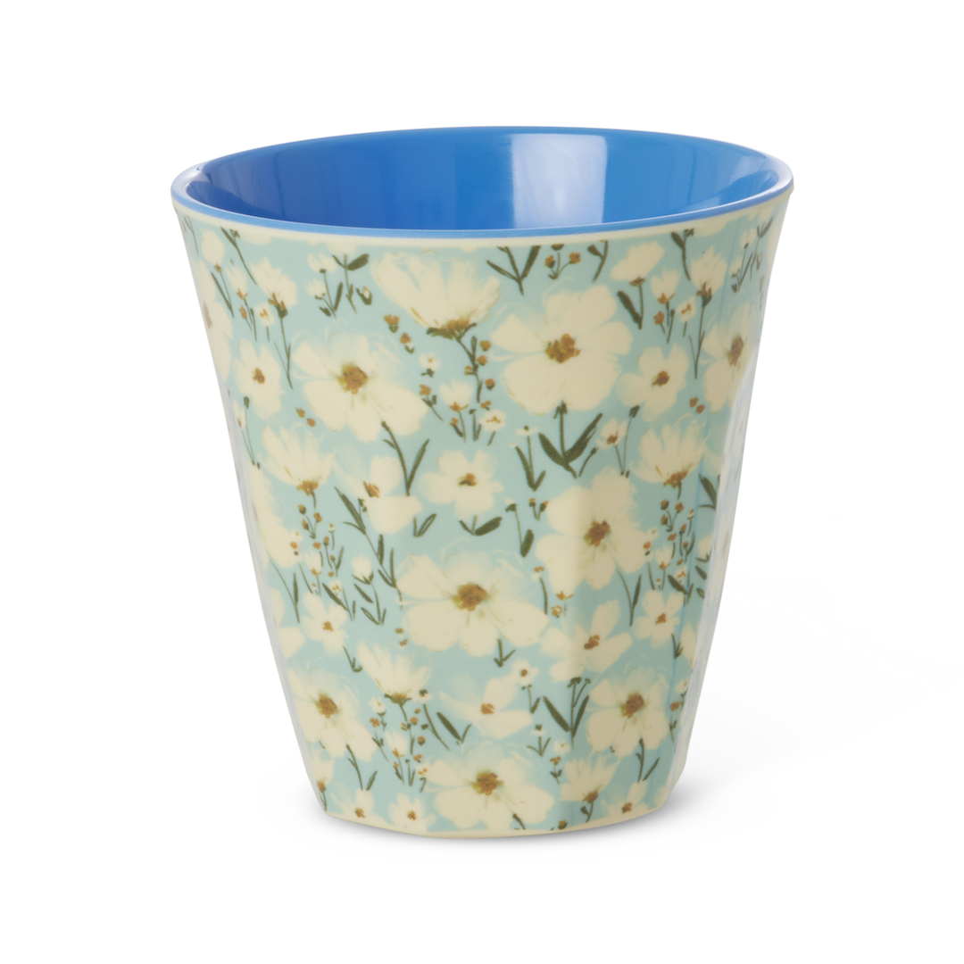 Summer Bloom Print Medium Melamine Cup