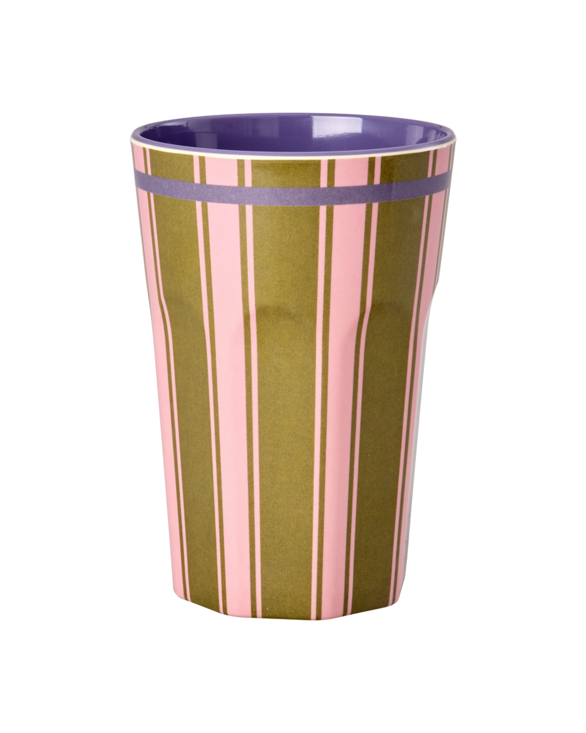 Stripe Delight- Tall Melamine Cup