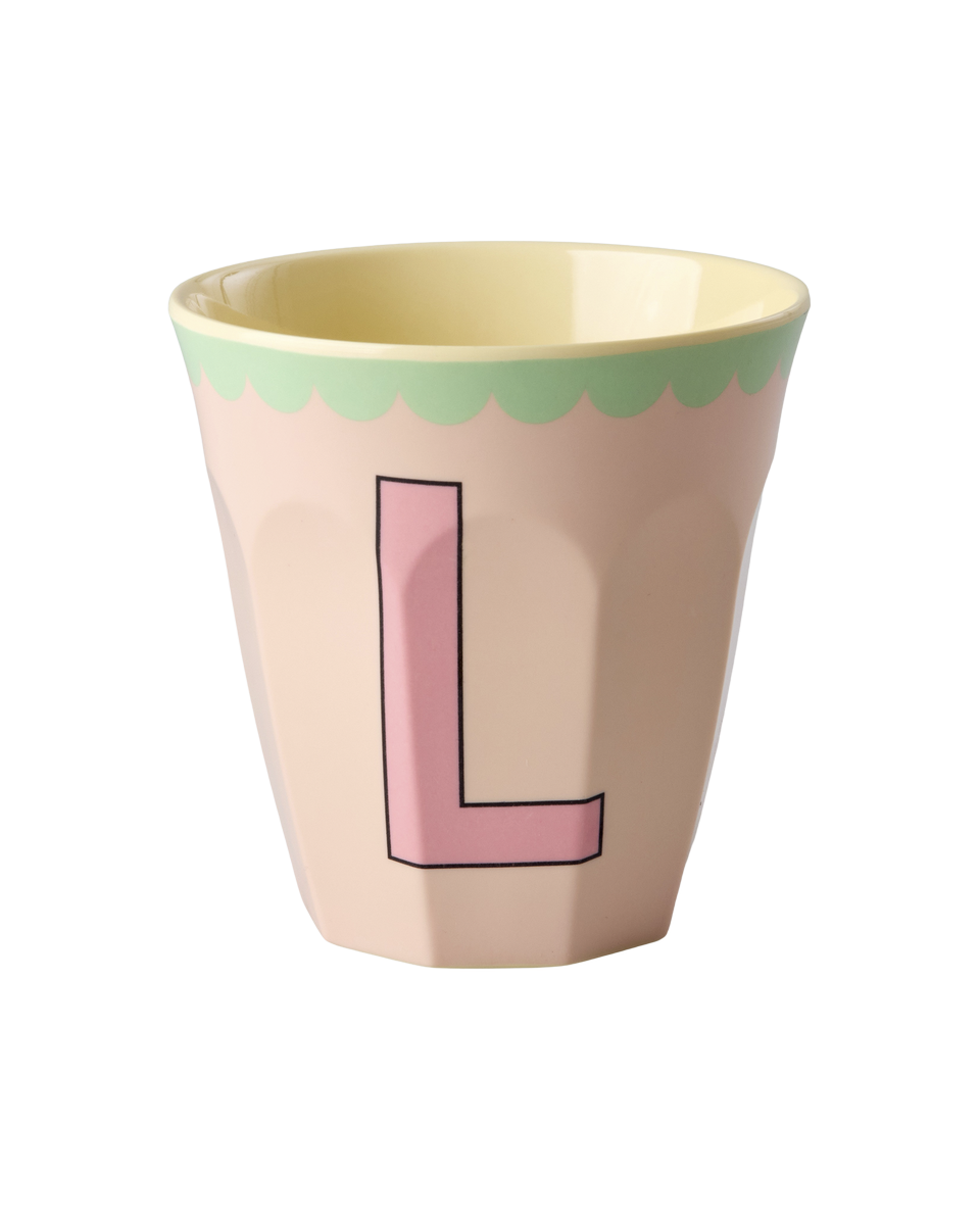 Vintage Colour Letter Cups
