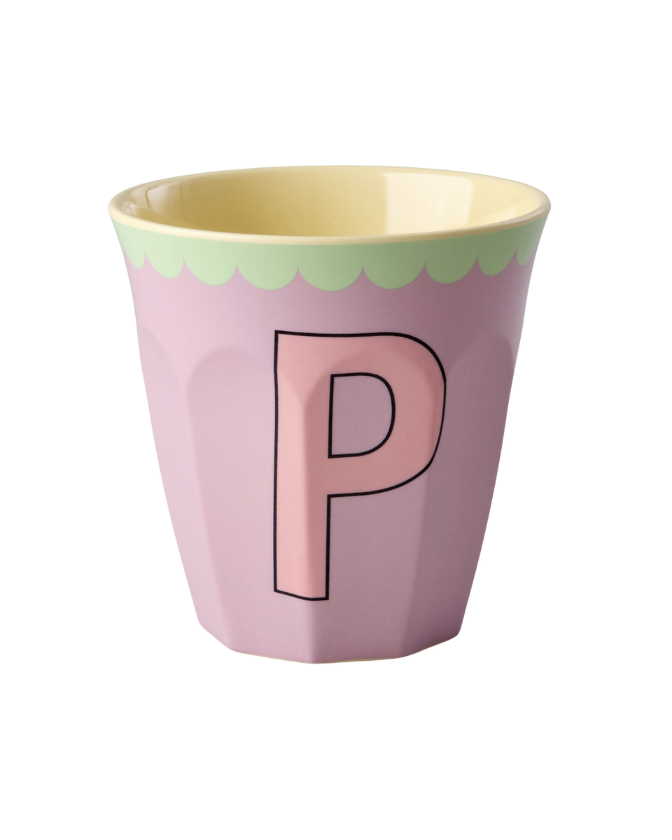 Vintage Colour Letter Cups