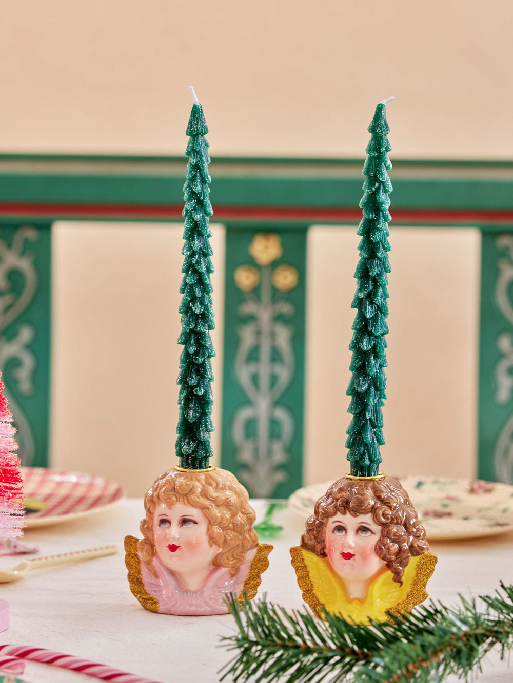 Christmas Tree Shaped Candle  - 2 pack