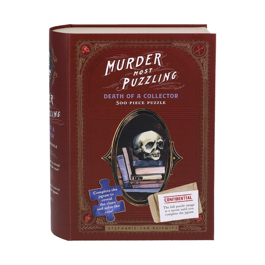 Murder Most Puzzling - Death of a Collector - 500 Piece Jigsaw Puzzle