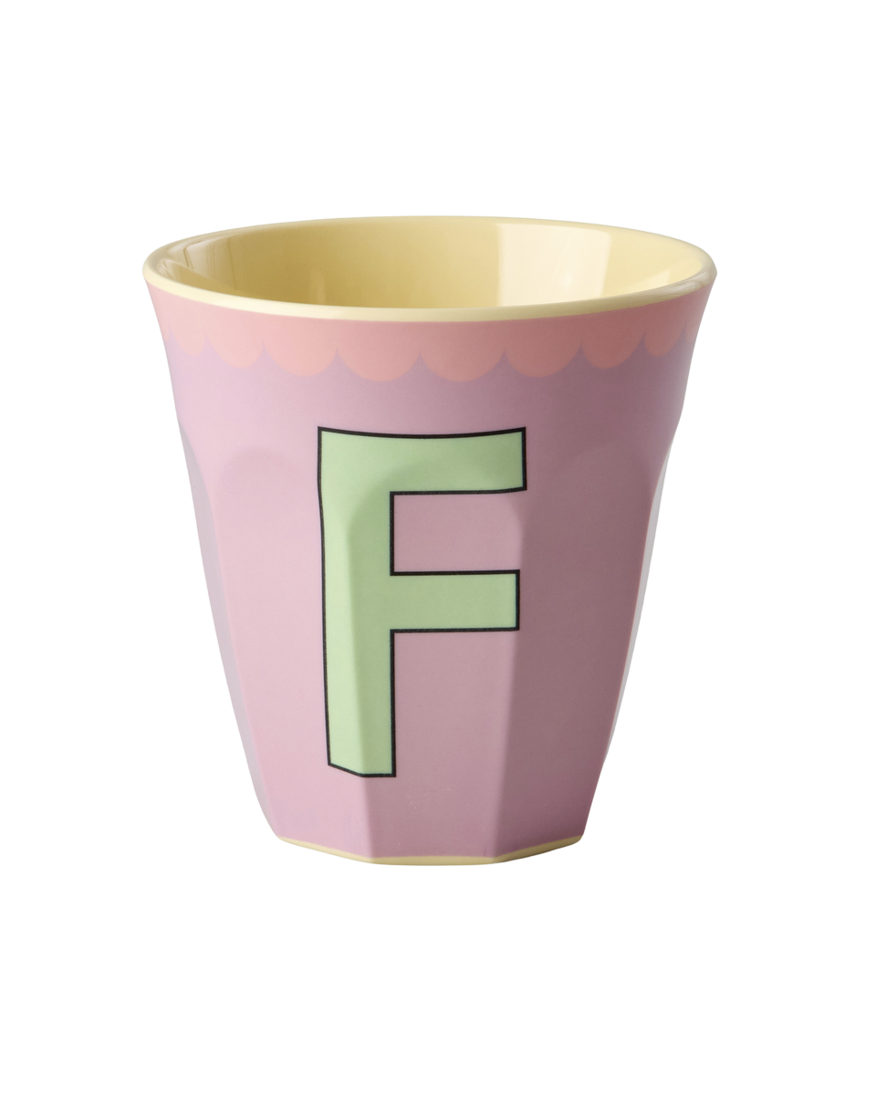 Vintage Colour Letter Cups