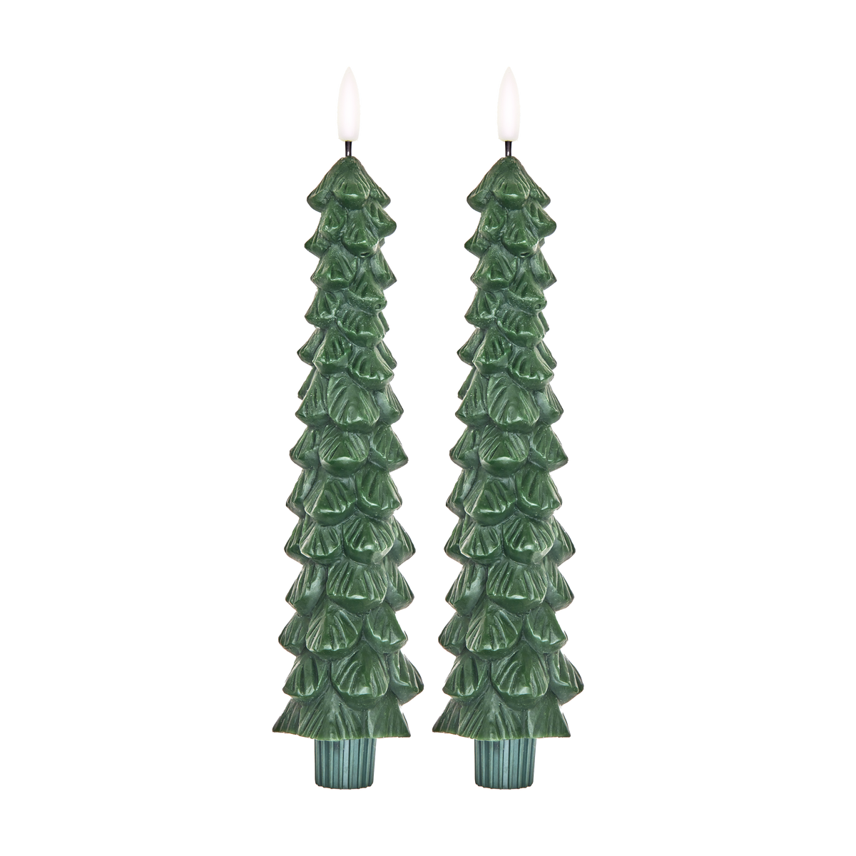 Christmas Tree Shaped LED Candle  - 2 pack