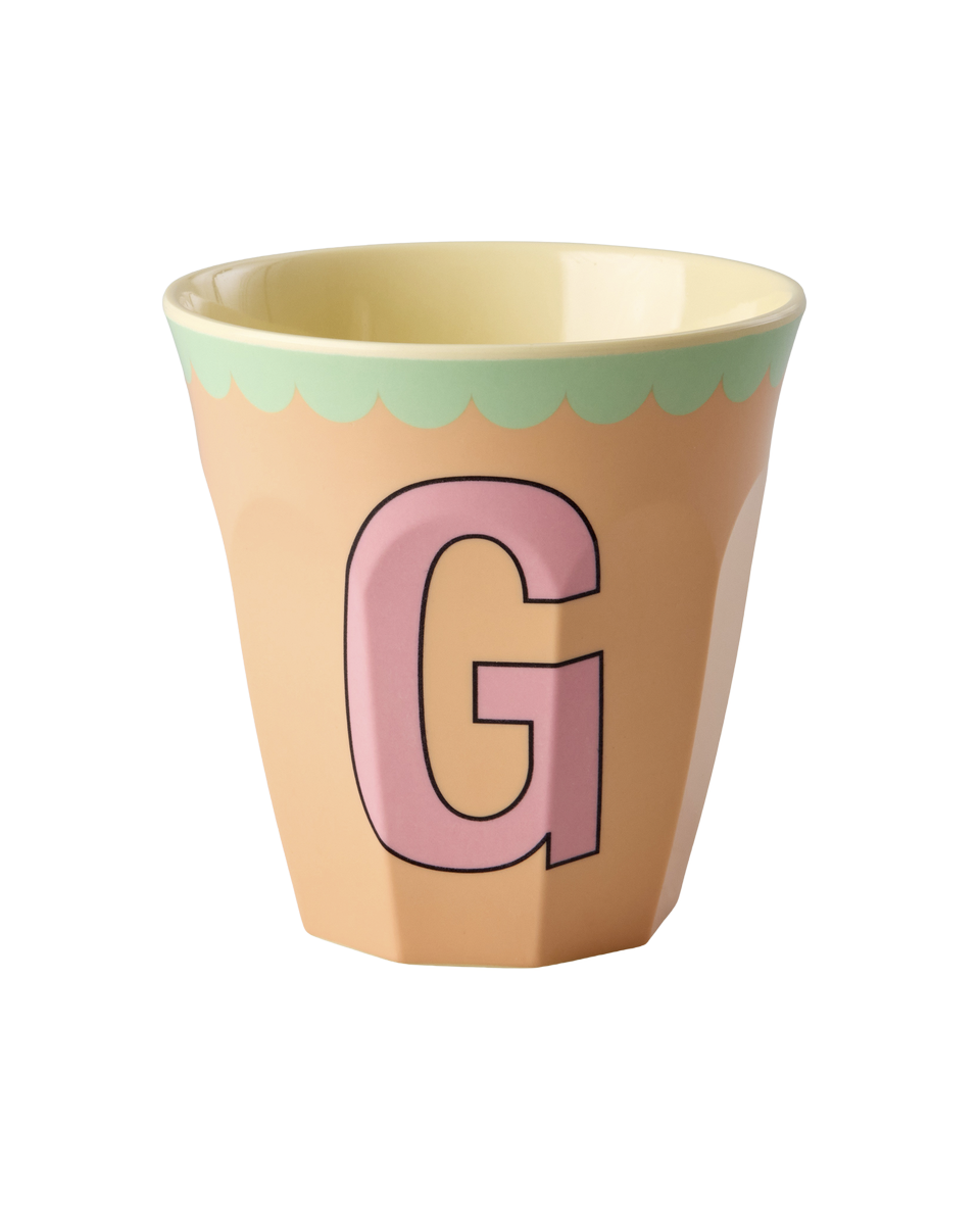 Vintage Colour Letter Cups