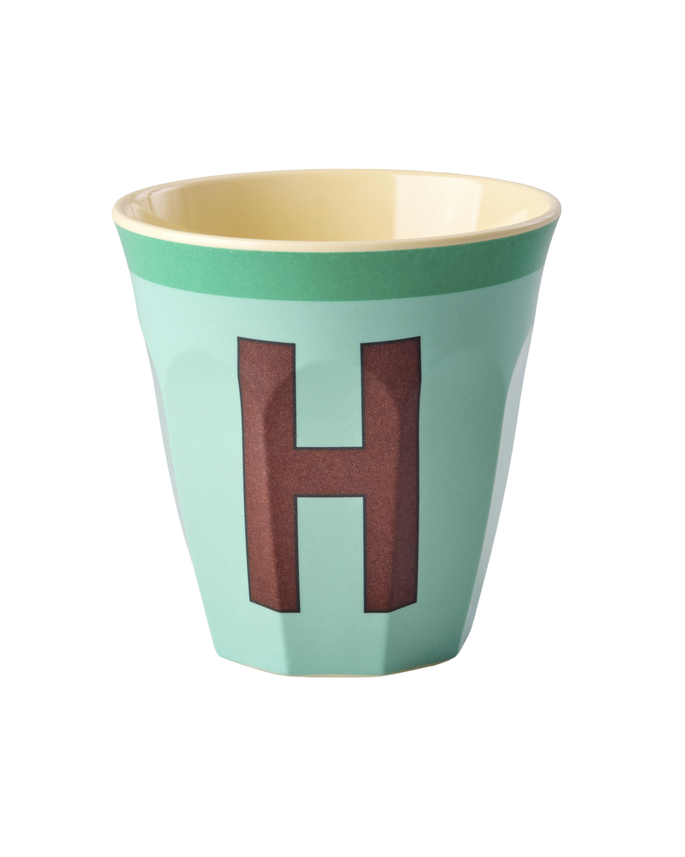 Vintage Colour Letter Cups