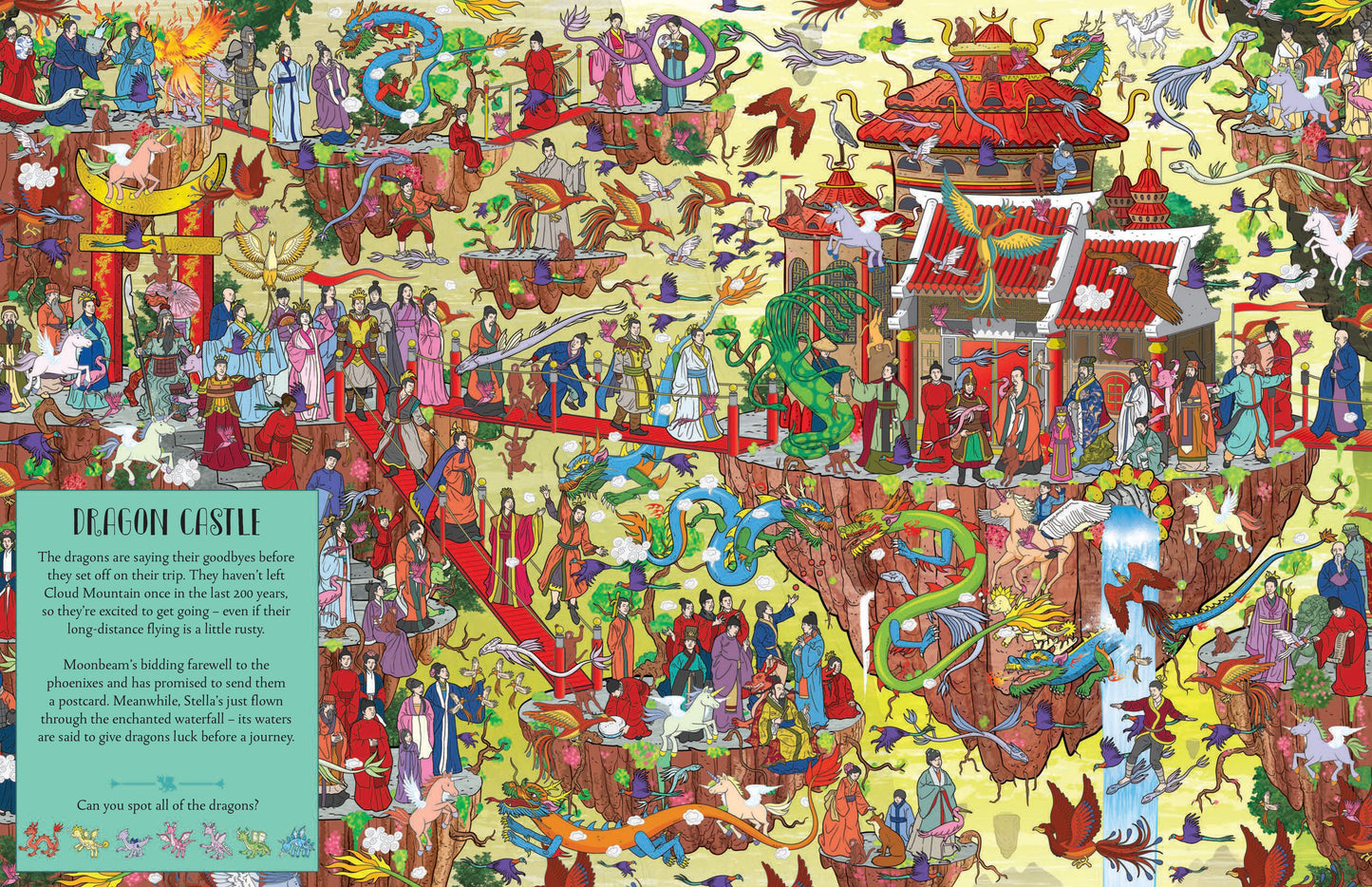 Where’s The Dragon : A Fun Fantasy Search Book