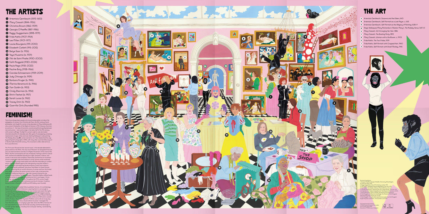 Great Feminist Art Party - 1000 Piece Jigsaw Puzzle