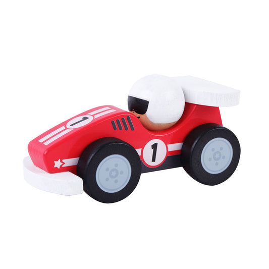 Push Along Racing Car - Red