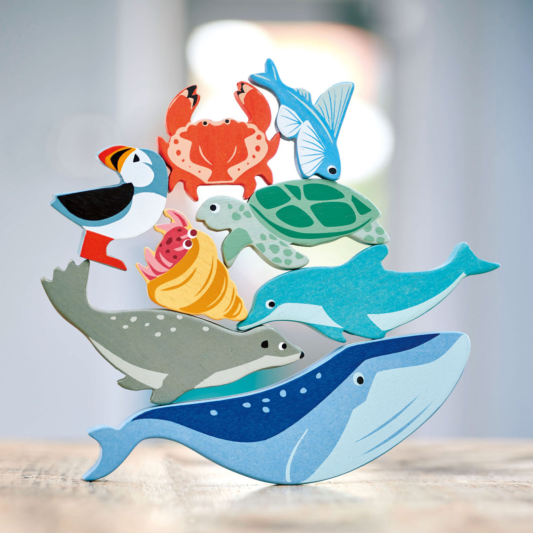 Tender Leaf Coastal Animals - Puffin