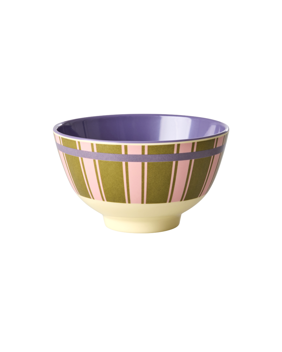 Melamine Small Bowl - Stripe Delight Print