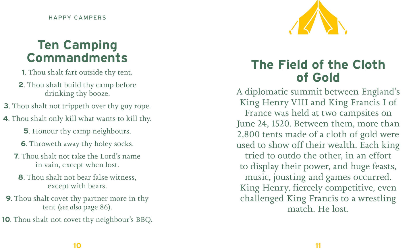 Little Book Of Camping