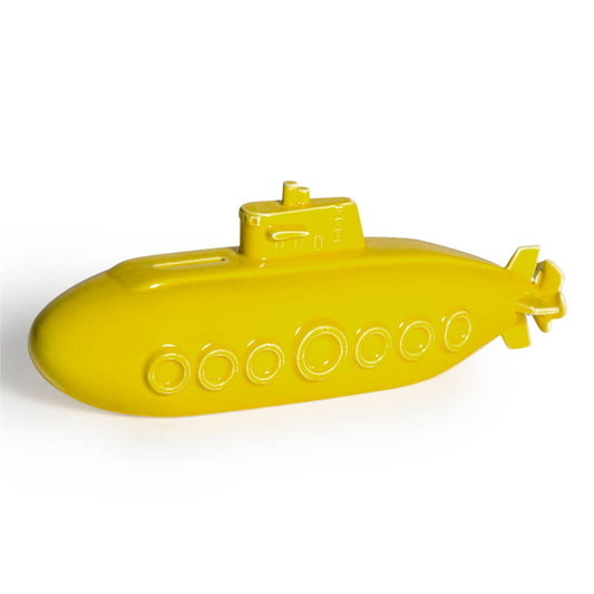 Ceramic Yellow Submarine Money Box