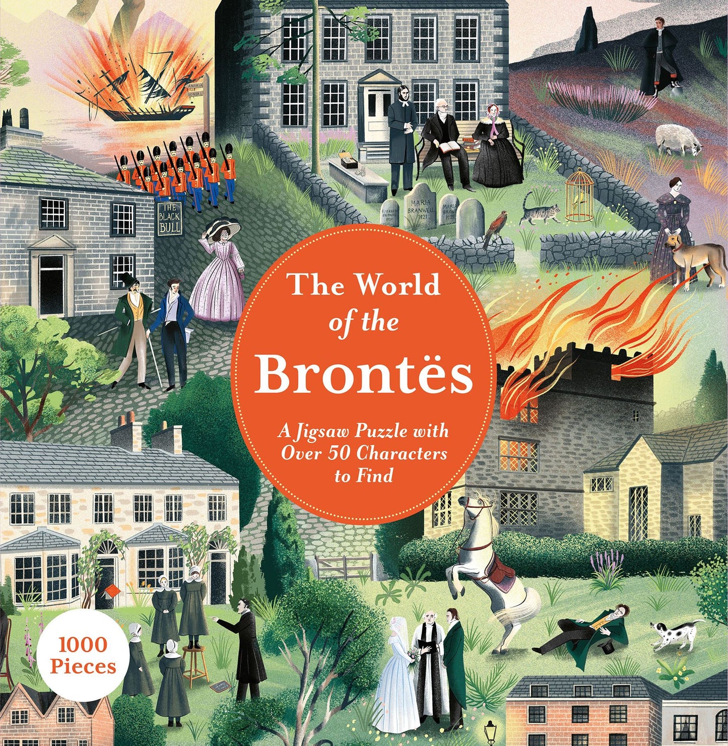 World Of The Brontes 1000 Piece Jigsaw Puzzle
