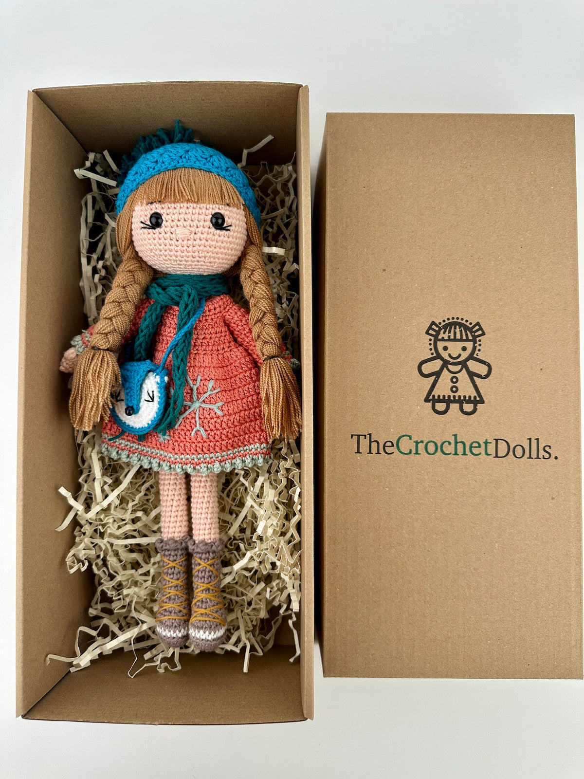 Snowflake Doll with Fox Bag
