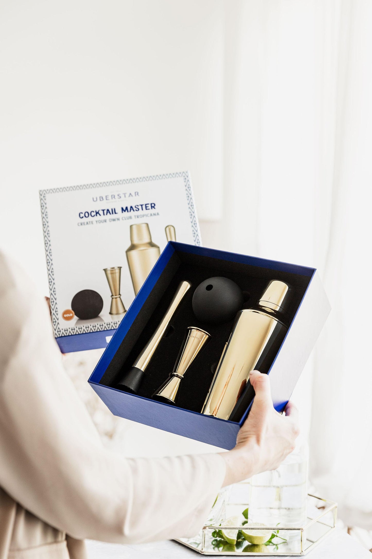 Cocktail Master Gift Set - Gold