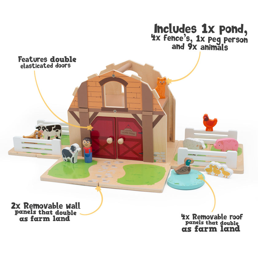 Home Farm Barn Set - with Animals