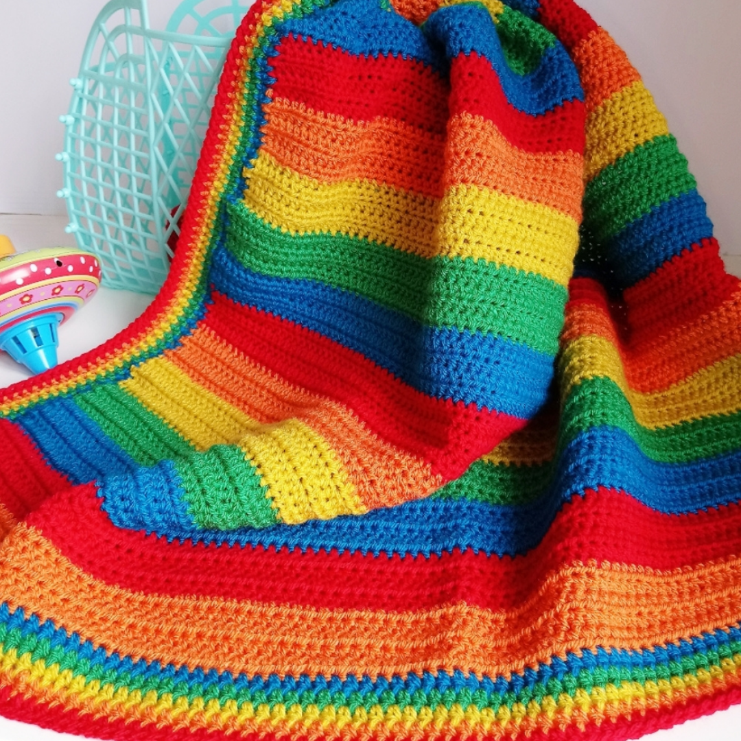 Irish handmade baby blanket