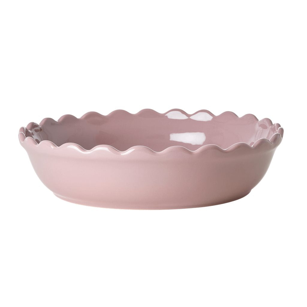 Medium Stoneware Pie Dish - Lavender