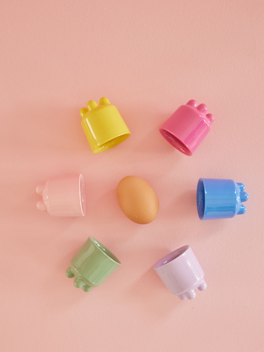 Melamine Egg Holder by Rice in 6 Assorted Solid Colours - Giftbox