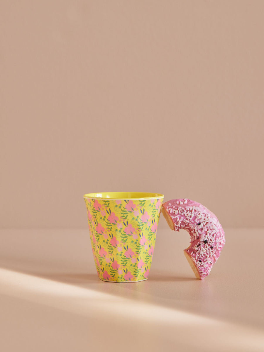 Melamine Medium Cup by Rice with Sunny Days Print