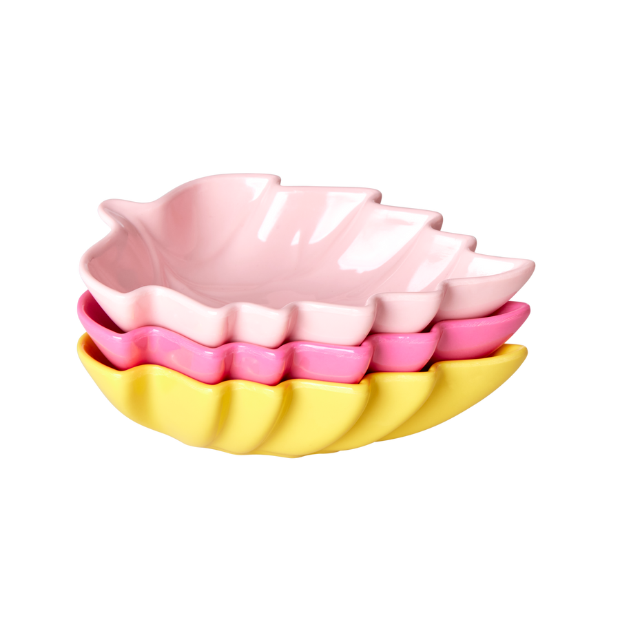 Melamine Condiment Dish by Rice in 3 Assorted Colours Pink, Yellow, Fuchsia