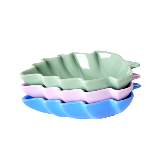 Melamine Condiment Dish by Rice, in 3 Assorted Colours Green, Blue, Lavender