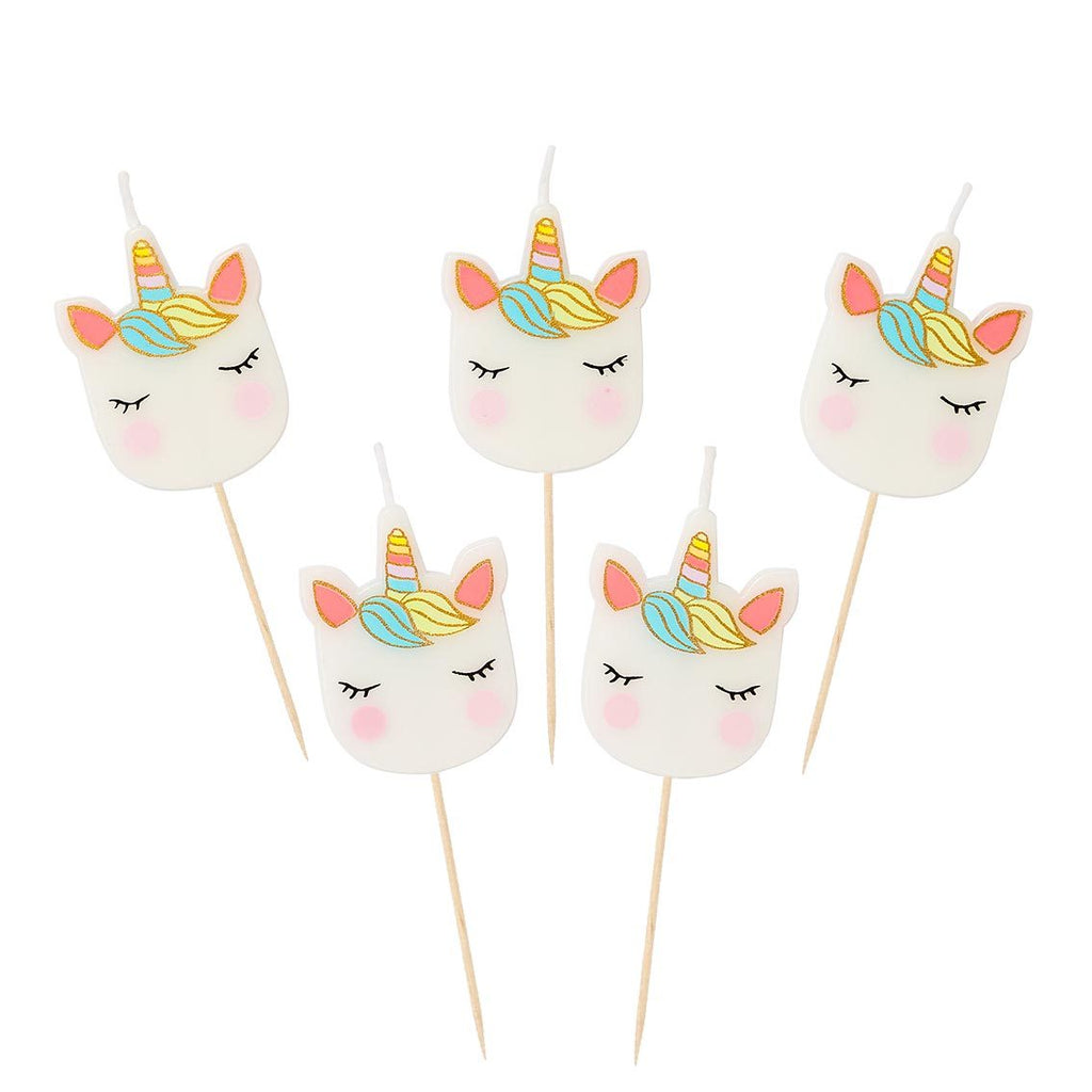 Unicorn Candles - 5 pack