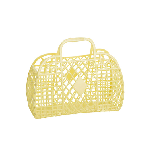 Retro Basket Jelly Bag - Small Yellow