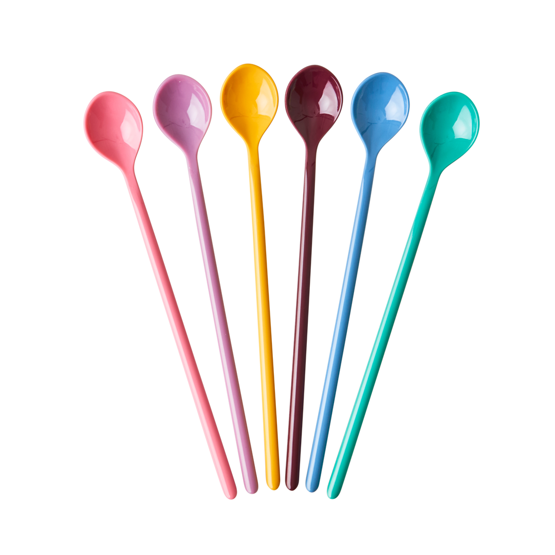 Melamine Latte / Ice cream Spoons 6 pack